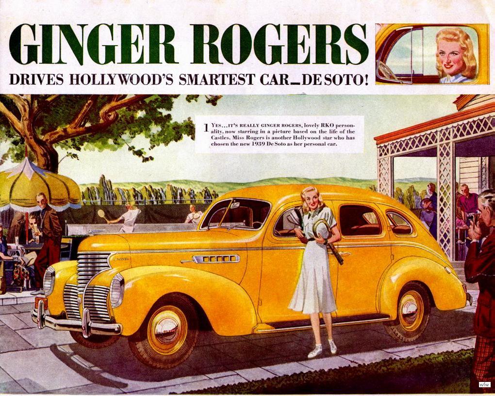 1939 DeSoto Auto Advertising